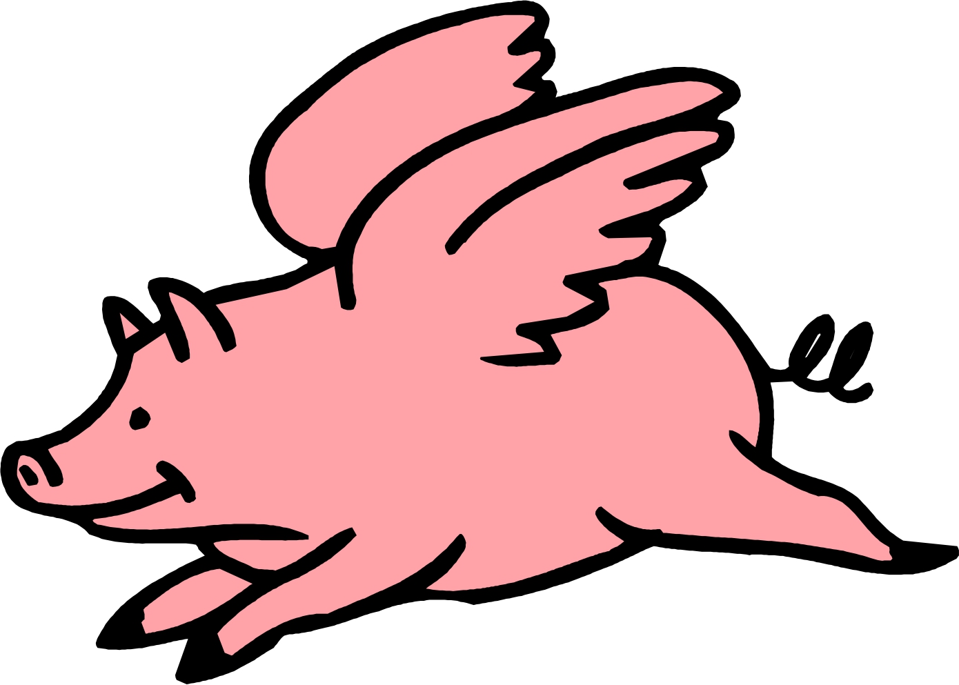 Cartoon Flying Pig - ClipArt Best