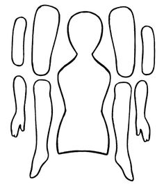 Free Paper Doll Template - ClipArt Best