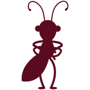 outline angry ant standing Apron ID: 5500737