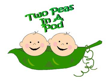 Two Peas In A Pod Clip Art