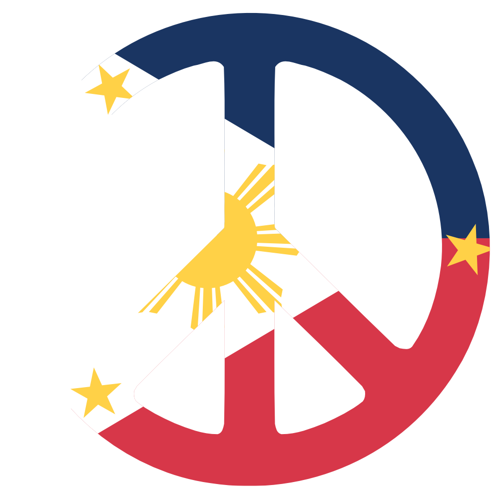 Philippines Peace Symbol Flag 3 Drapeau Bandiera Bandeira Flagga ...