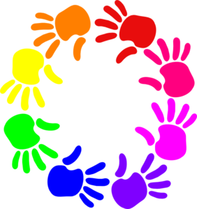 Circle Of Hands Clip Art Vector Online Royalty Free