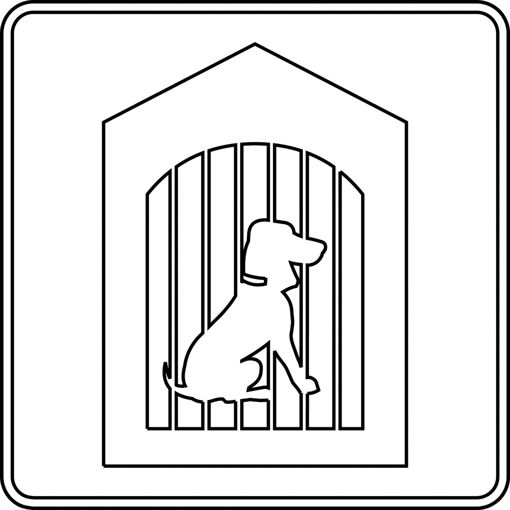 Kennel, Outline | ClipArt ETC