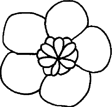 FLOWER PATTERN FOR TRACING | Lena Patterns