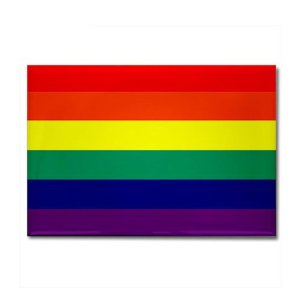 Rectangle Magnet Gay Pride Rainbow Flag HD: Everything ...