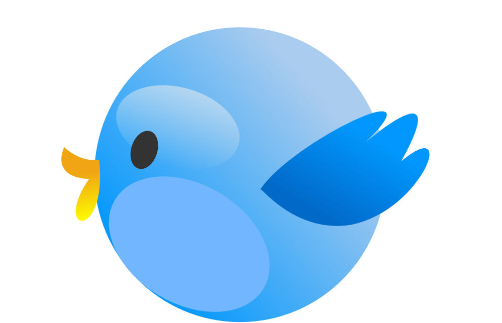 tweet twitter bird 2 clipartist.net 2012 July Poster Art Clip Art Clipart openclipart.org Scalable Vector Graphics SVG Public Domain Mugwump