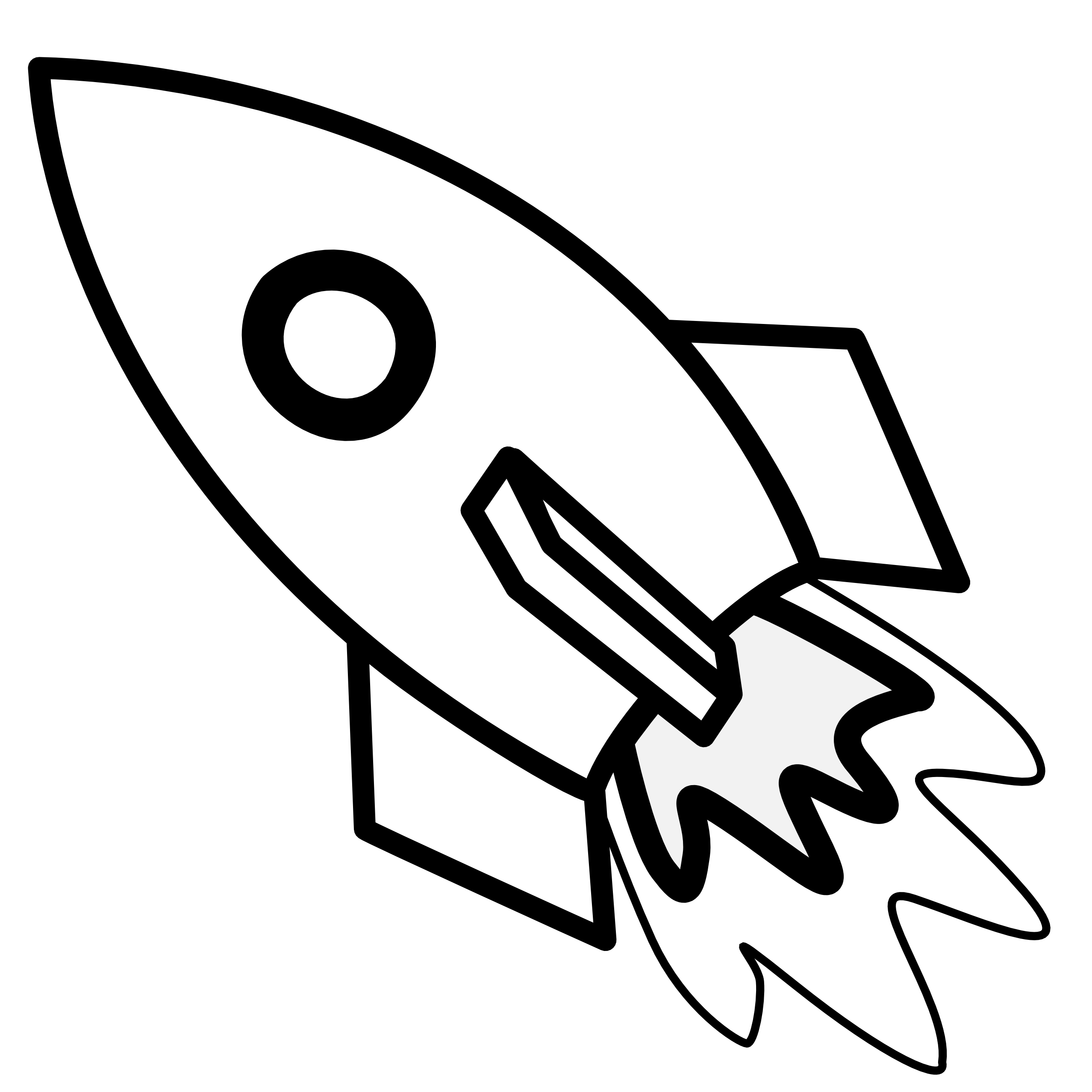 Rocket Black And White Clipart - ClipArt Best