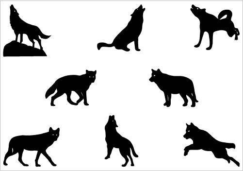 Wolf Silhouette Clip Art