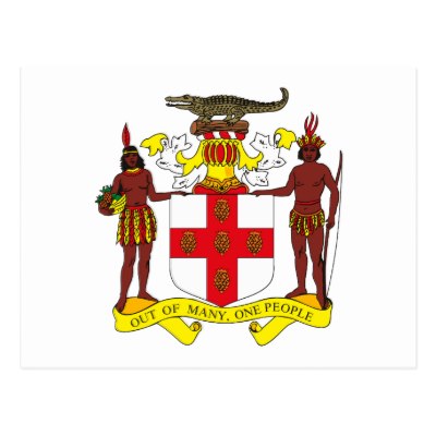 Jamaica Coat of Arms Postcard | Zazzle