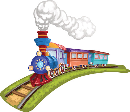Cartoon Of A Train Wheel Clip Art, Vector Images & Illustrations ...