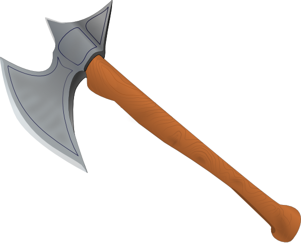 Battle Ax clip art - vector - Free Clipart Images