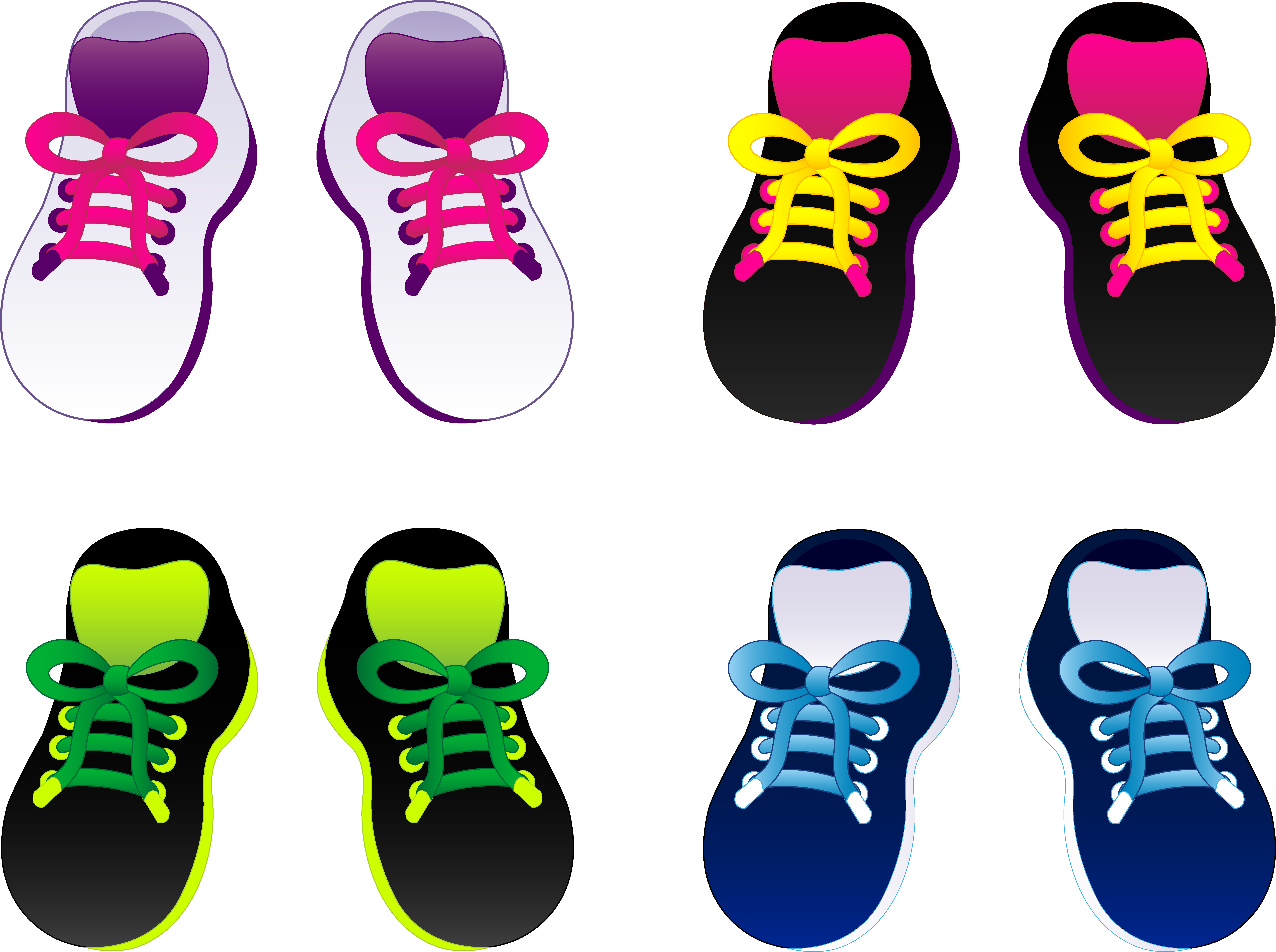 Cartoon Tennis Shoes - ClipArt Best