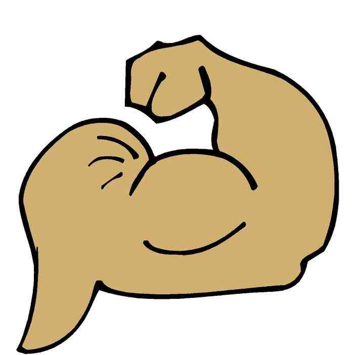 Cartoon Muscle Clipart