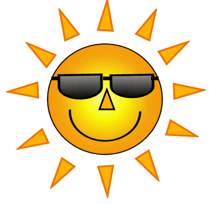 Happy Sun With Sunglasses - Free Clipart Images