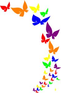 Butterfly Border Clipart