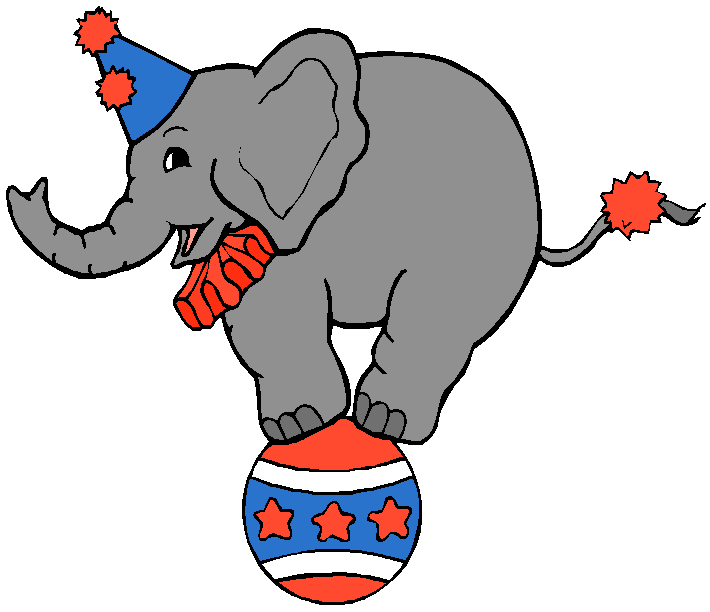 Circus Elephant Clip Art - Free Clipart Images