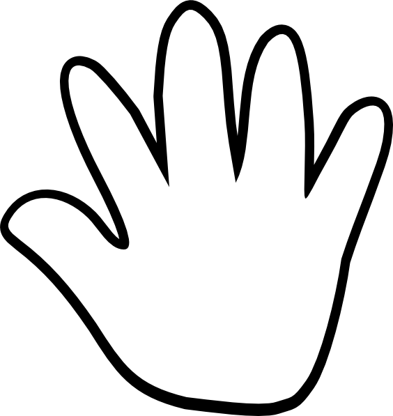 Hand Print Clipart