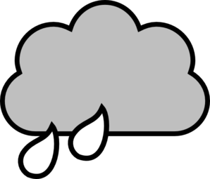 Clipart of clouds and rain