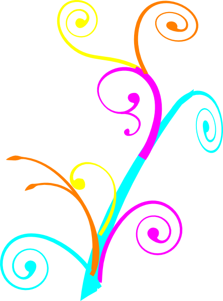 Colorful Swirls Clipart - Free Clipart Images