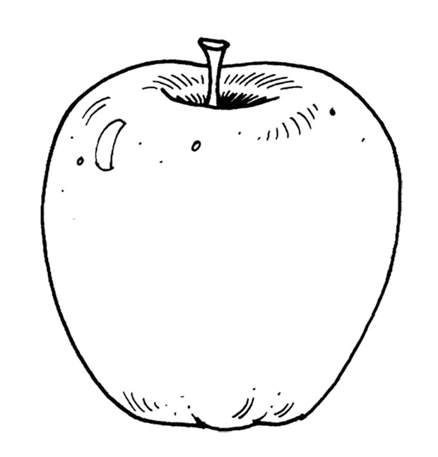 Printable Apple Coloring Pages | Coloring Me
