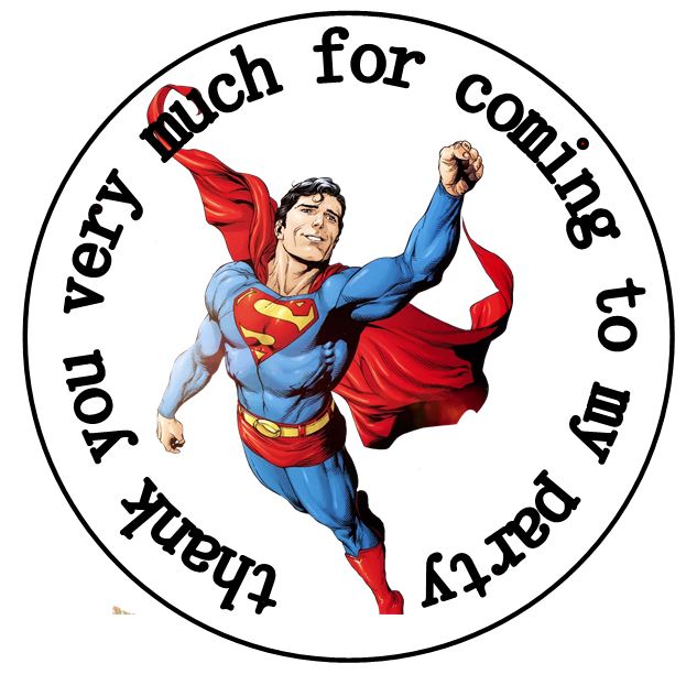 Aliexpress.com : Buy 35 round Superman superhero sticker 35 mm ...