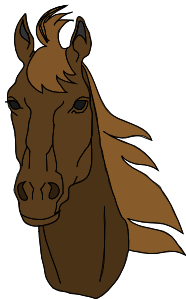 Horse head clipart png