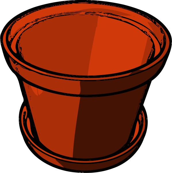 Flower pot SVG Vector file, vector clip art svg file