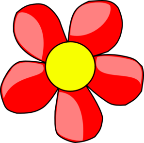 Flower Red Clip Art - vector clip art online, royalty ...