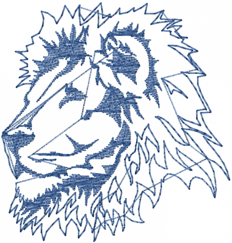 Lion Outline For Cake Ideas and Designs