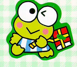 Background power point keroppi