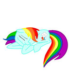 rainbow dash happy cry