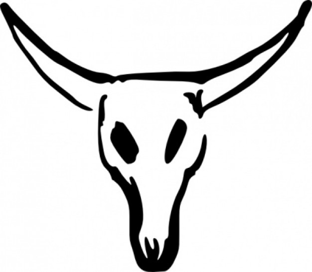 Valessiobrito Cow Skull clip art | Download free Vector