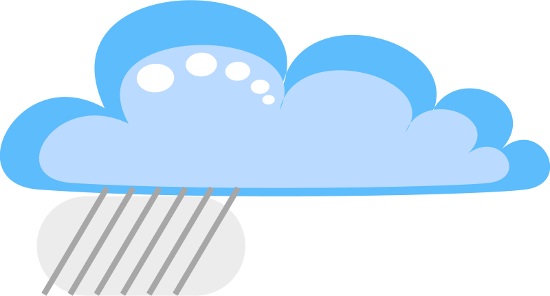 Clipart - Drakoon Rain Cloud 3