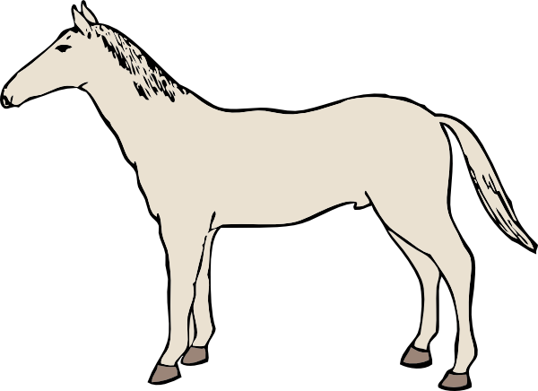 Horse clip art Free Vector / 4Vector