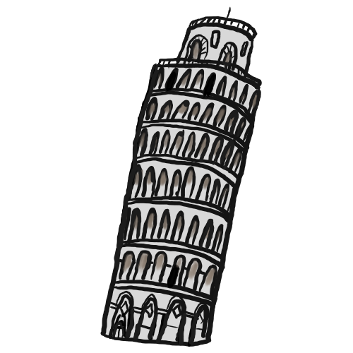 Leaning Tower Of Pisa Cartoon - ClipArt Best