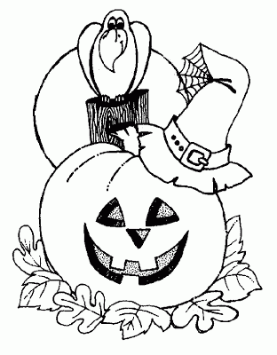 transmissionpress: Halloween Coloring Pages