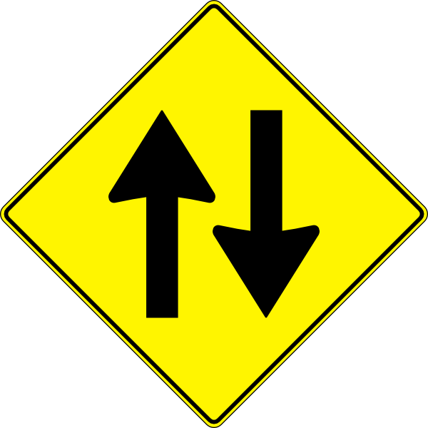 One Way Road Sign