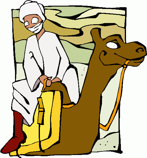 man_riding_camel_2 clipart - man_riding_camel_2 clip art