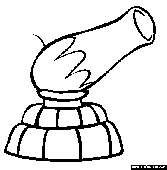 Cannon drawing clipart image #24096