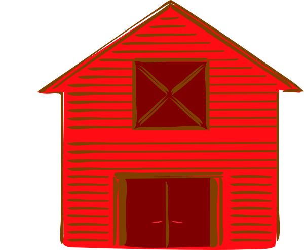 Red barn clip art