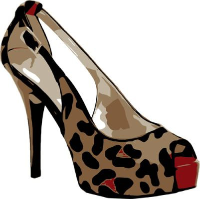 Clipart images of high heel shoes