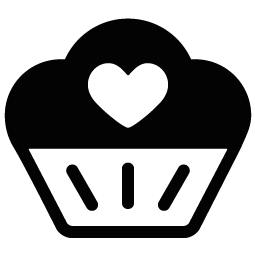 Cupcake Silhouette Clipart