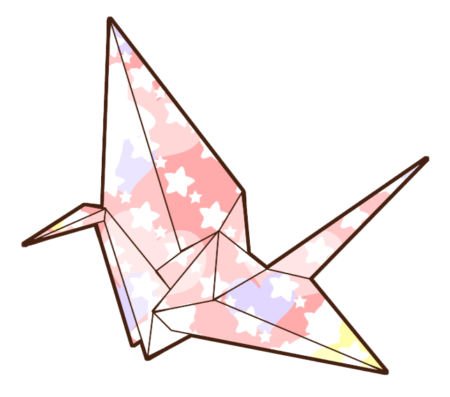 Origami Paper Crane Line Art - Astro Politics