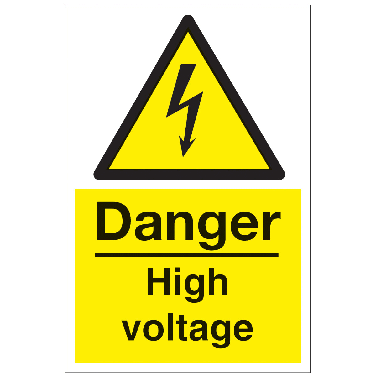 High Voltage Warning Signs - ClipArt Best