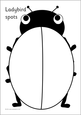 Best Photos of Blank Ladybug Template - Ladybug Outline Template ...