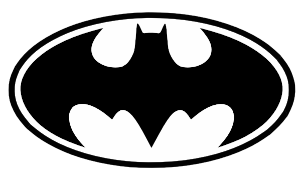 Batman Symbol Black And White