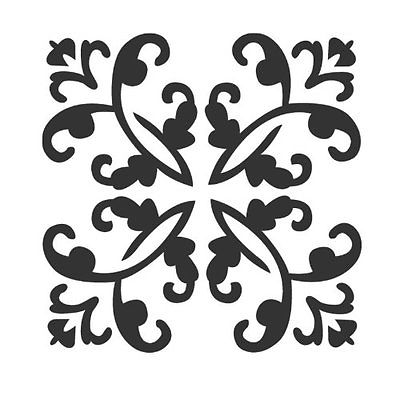 J Boutique Stencils Damask Wall Stencil - Medium Size - Reusable ...