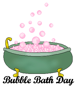 Bubble bath clipart