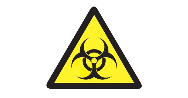 Biohazard Warning Sticker