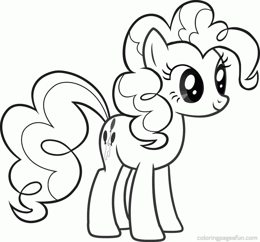 My Little Pony Pinkie Pie Coloring Pages - AZ Coloring Pages